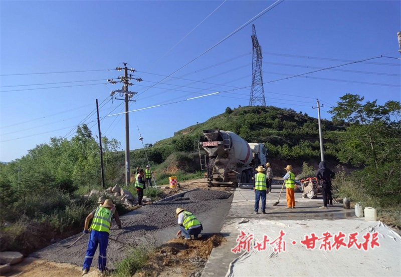 秦安縣：以工代賑促就業 鋪就鄉村振興路