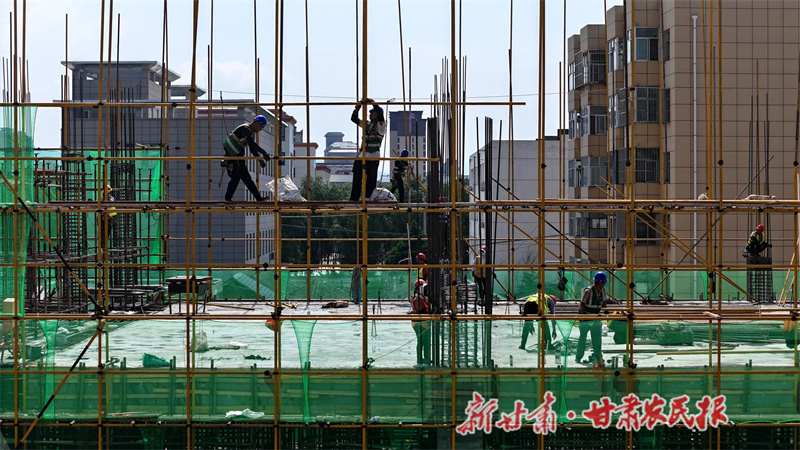 清水縣第三中學教學樓及附屬工程項目&ldquo;刷新&rdquo;進度條