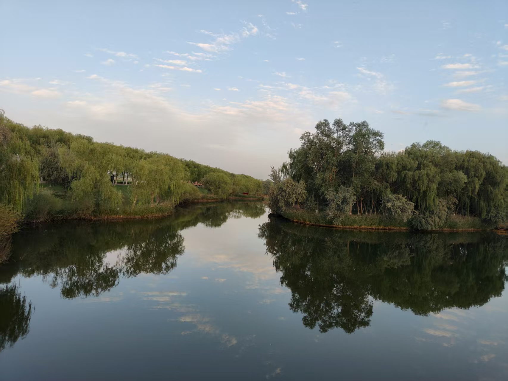 黑河畔的生態(tài)詩(shī)畫