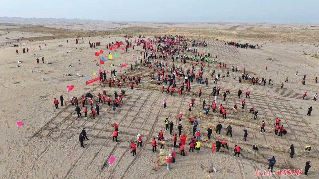【四中全會精神在基層&mdash;&mdash;高質量發展調研行】風沙中，看見民勤治沙新答案